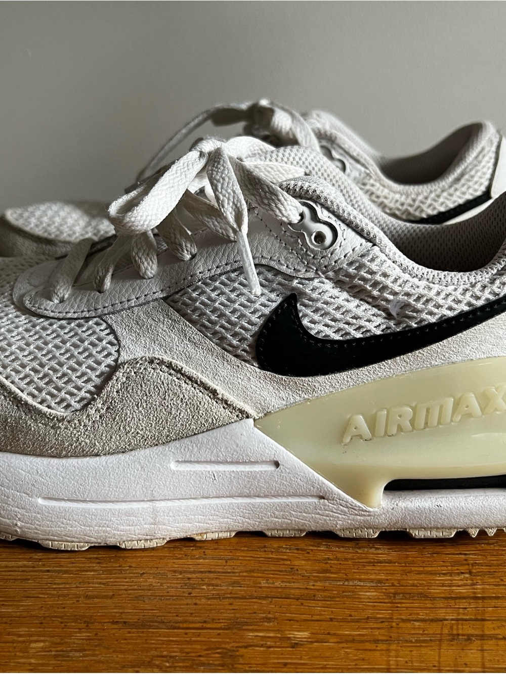 Nike Kids White and Black Air Max Low-Top Sneaker